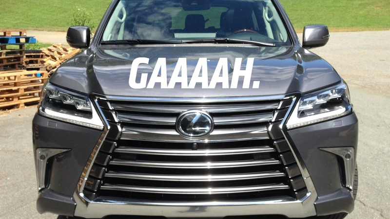 Illustration for article titled The 2016 Lexus LX 570 Is A Big Lumbering Idiot-Mobile And I Hate It